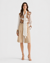 Print Silk Shirt