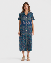 Paisley Silk Dress