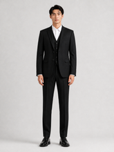 Black Wool Suit