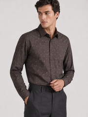 Mocha Cotton Shirt