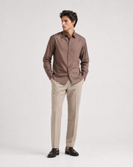 Brown Cotton Shirt