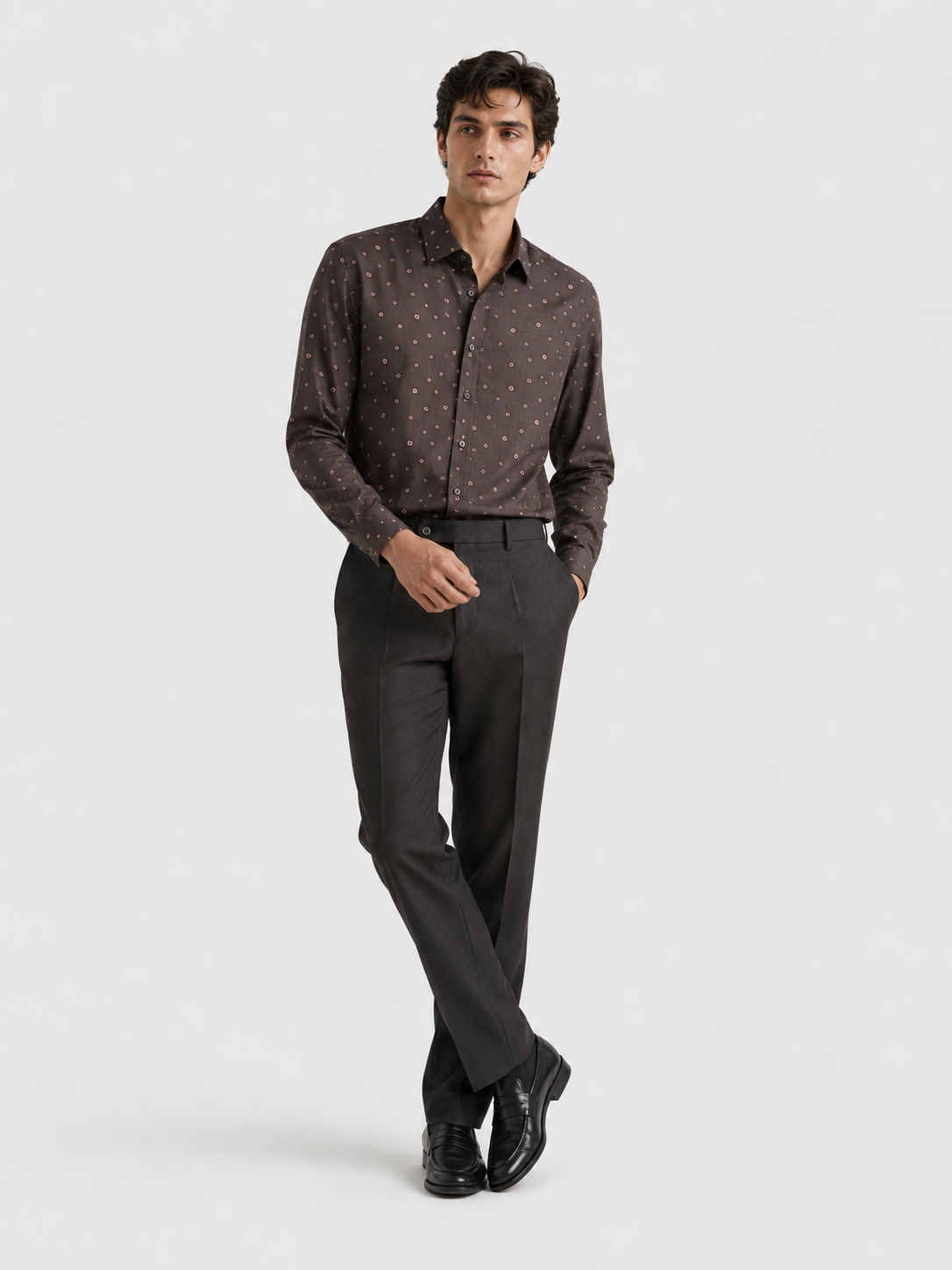 Mocha Cotton Shirt
