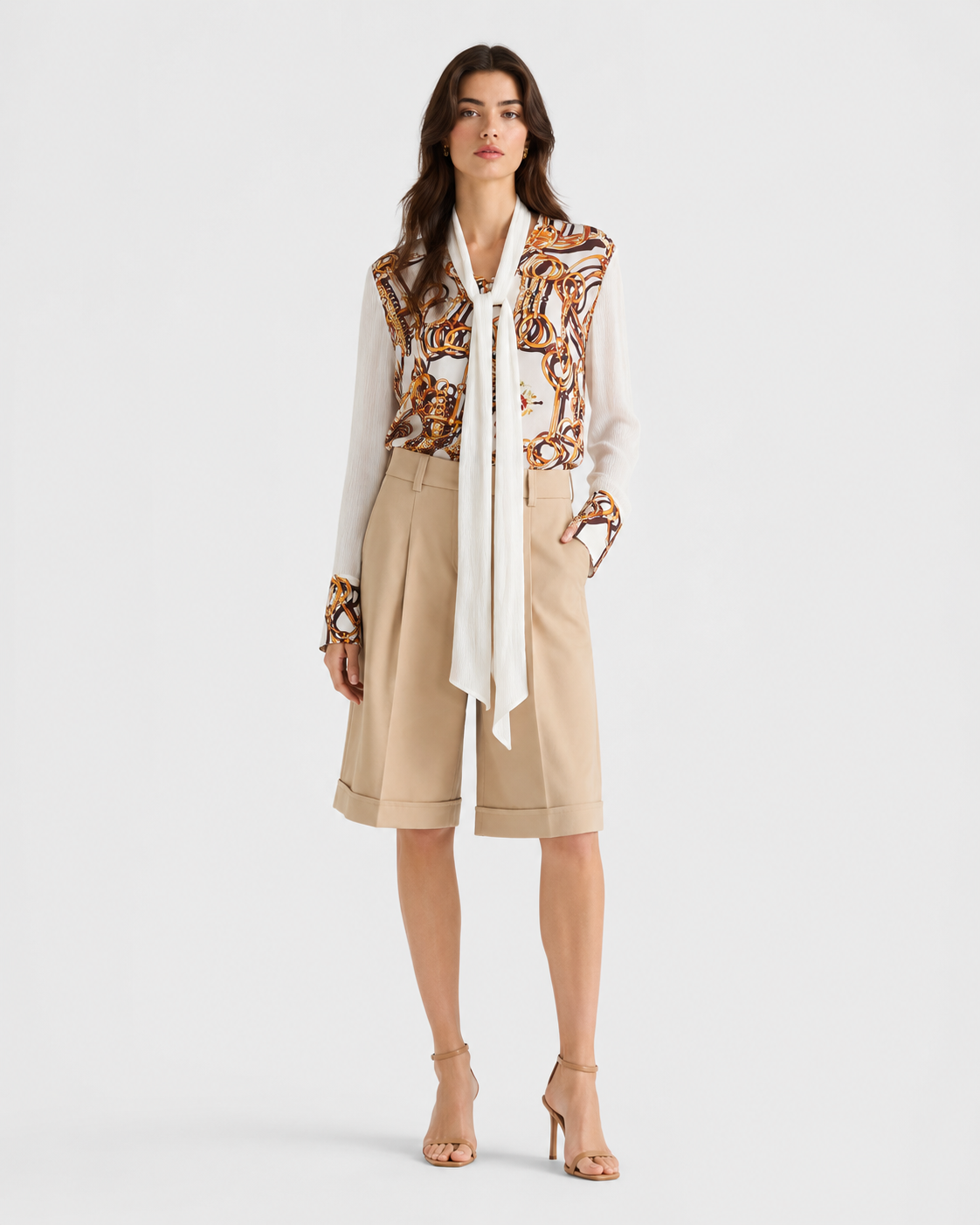 Print Silk Shirt