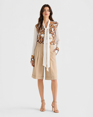 Print Silk Shirt