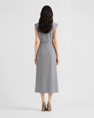 Grey Belted Dress
