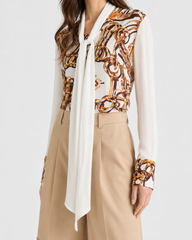 Print Silk Shirt