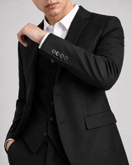 Black Wool Suit