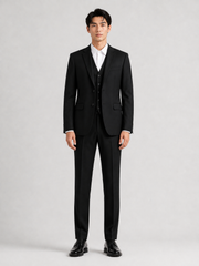 Black Wool Suit