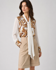 Print Silk Shirt