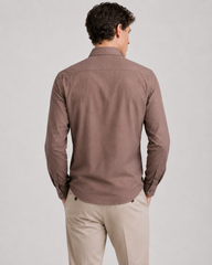 Brown Cotton Shirt