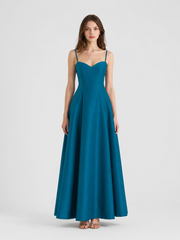 Blue Taffeta Dress